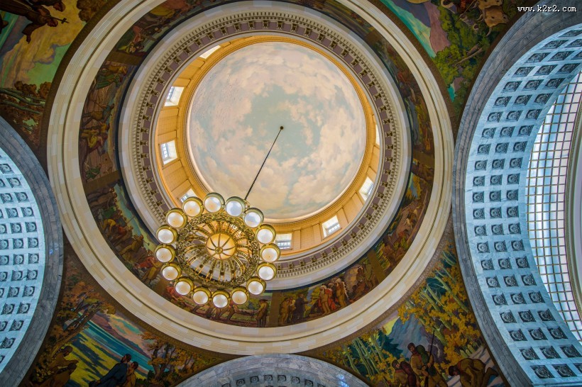 美国盐湖城城市风景图片