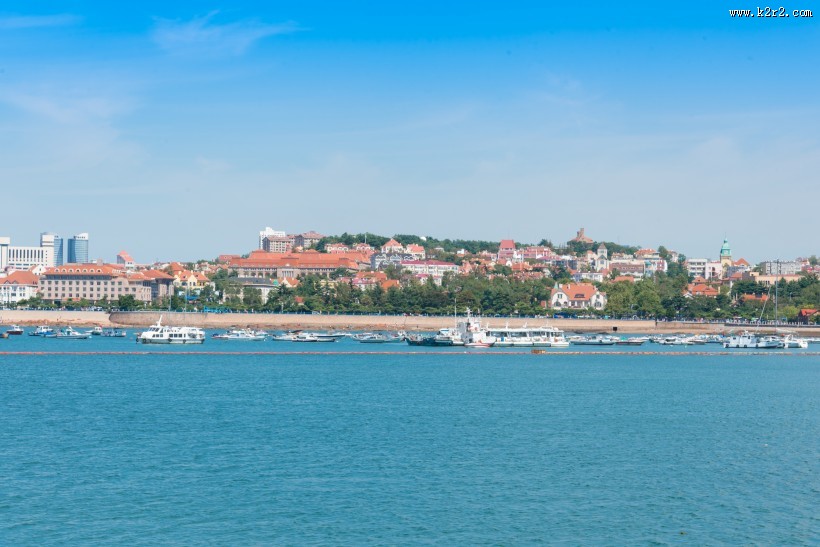 山东青岛海滨城市建筑风景图片