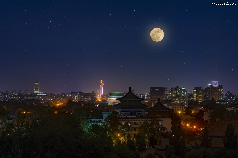 唯美的北京中秋节风景图片大全