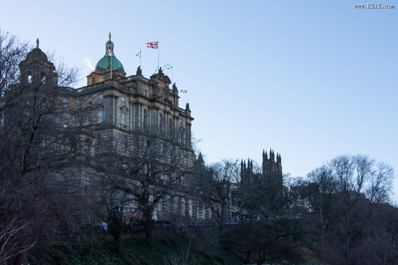 苏格兰爱丁堡建筑风景图片