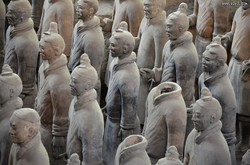 秦始皇陵兵马俑图片
