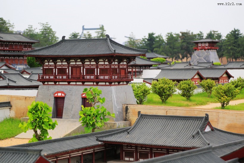 陕西唐朝皇宫大明宫人文风景图片