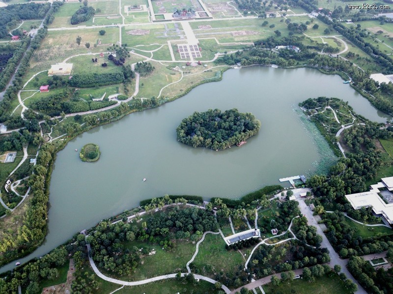 陕西唐朝皇宫大明宫人文风景图片