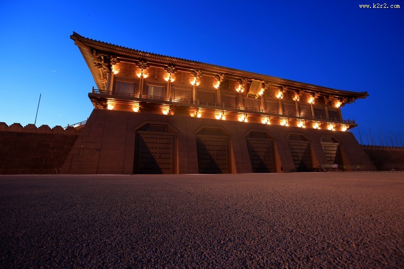 陕西唐朝皇宫大明宫人文风景图片