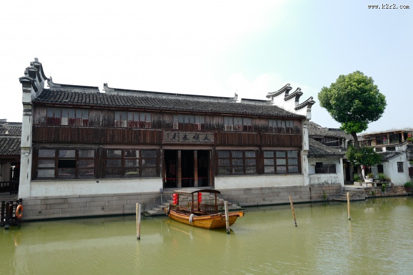 江苏震泽古镇人文风景图片