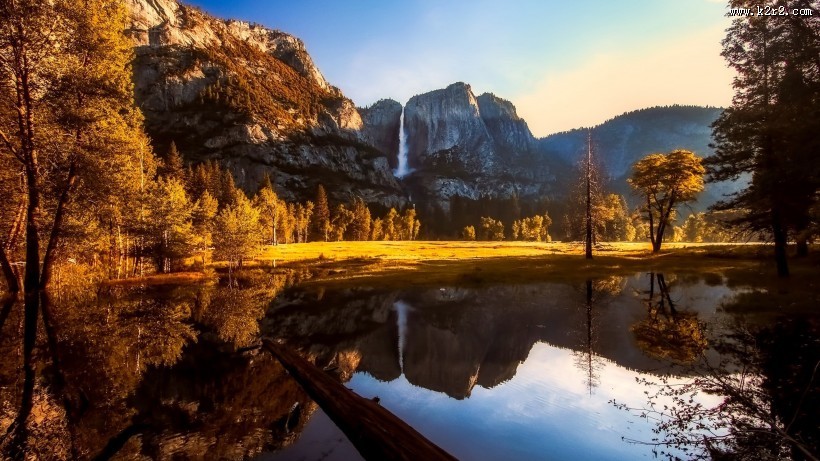 秋天的加利福尼亚州自然风景图片