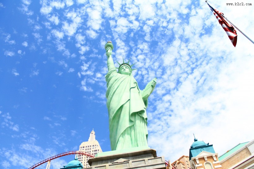 美国纽约自由女神像图片大全