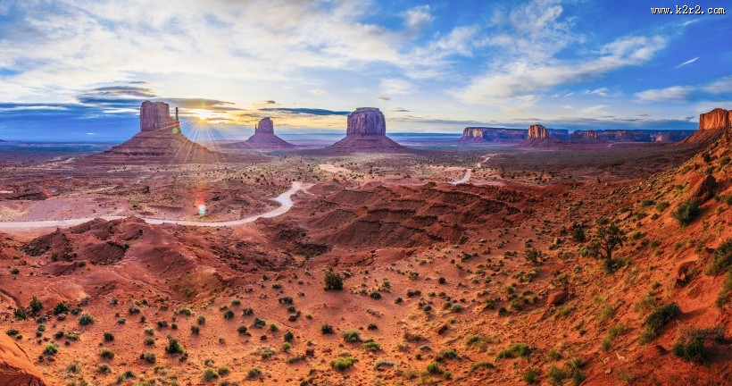 美国纪念碑山谷自然风景图片