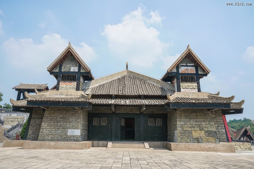 河南焦作影视城建筑风景图片