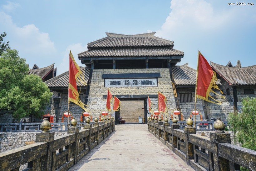 河南焦作影视城建筑风景图片