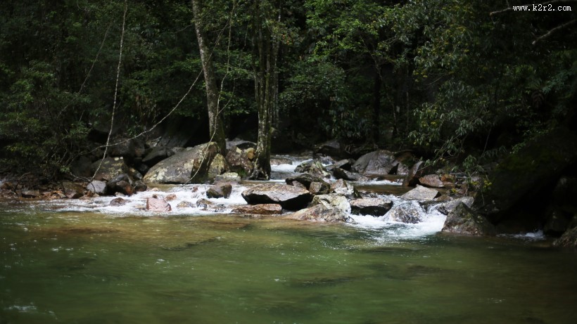 河南洛阳九龙瀑布自然风景图片
