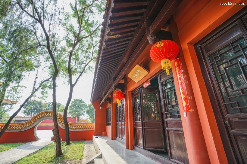 尼泊尔蓝毗尼中华寺中国寺庙建筑风景图片