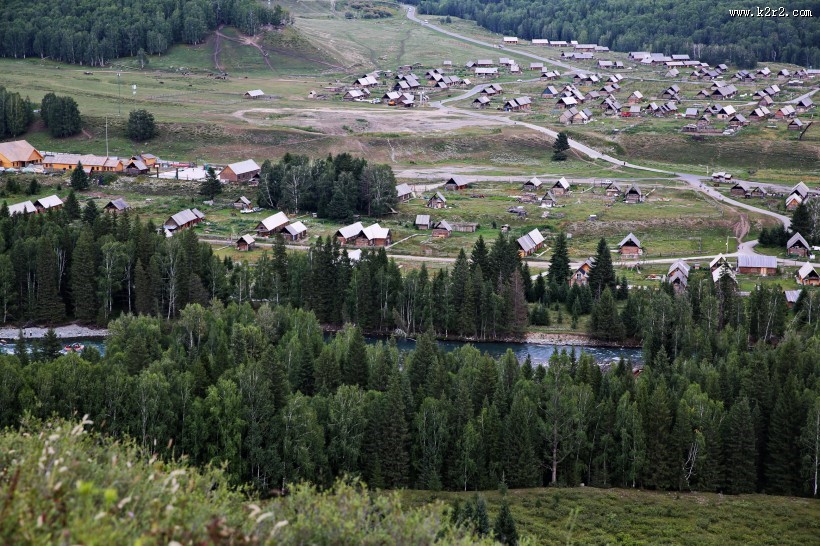 新疆禾木自然风景图片