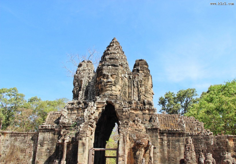 柬埔寨暹粒吴哥窟建筑风景图片