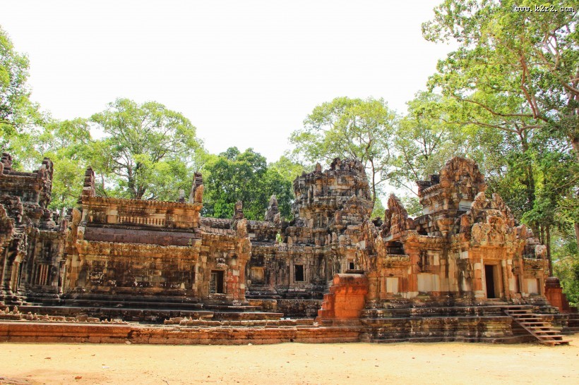 柬埔寨暹粒吴哥窟建筑风景图片