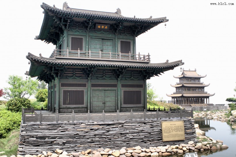 湖南岳阳楼人文风景图片