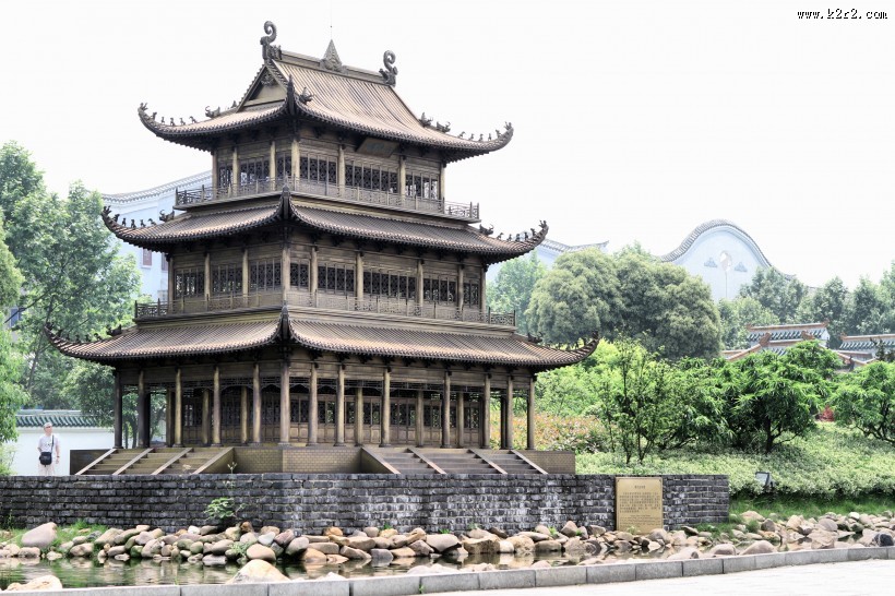 湖南岳阳楼人文风景图片