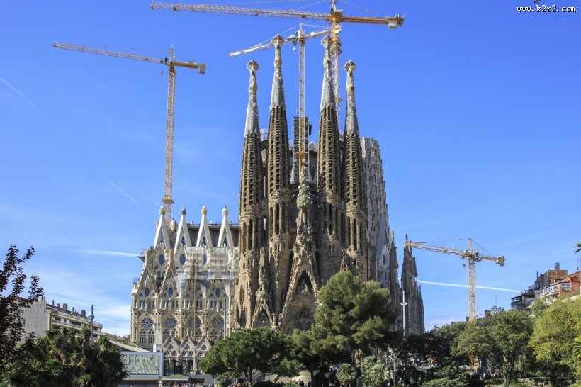 西班牙巴塞罗那风景图片