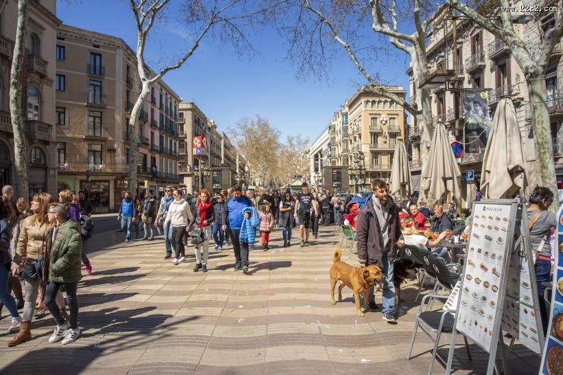 西班牙巴塞罗那风景图片