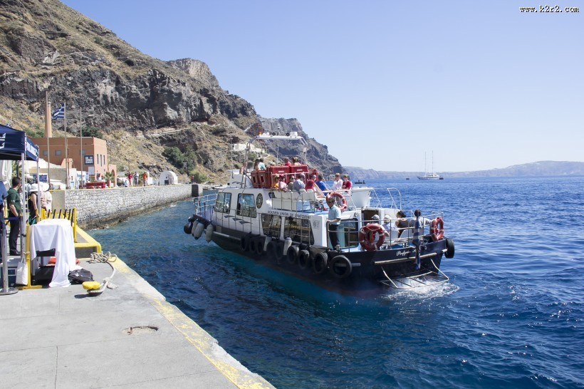 希腊圣托里尼风景图片