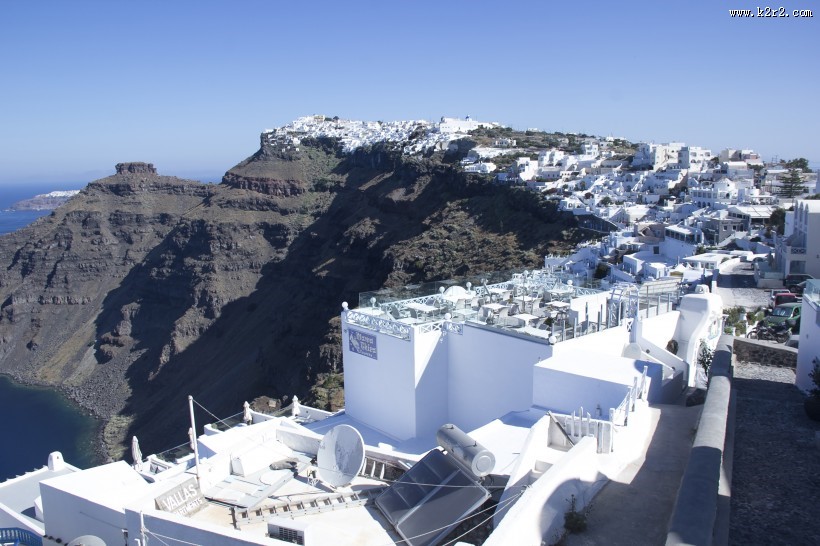 希腊圣托里尼风景图片