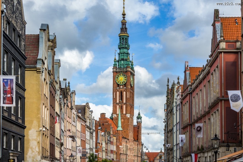 波兰格但斯克建筑风景图片
