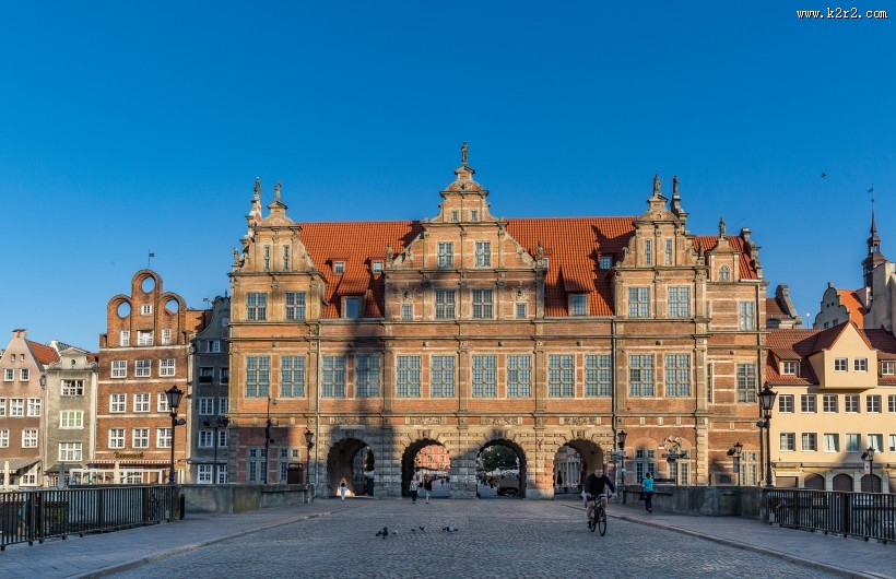 波兰名城格但斯克城市风景图片