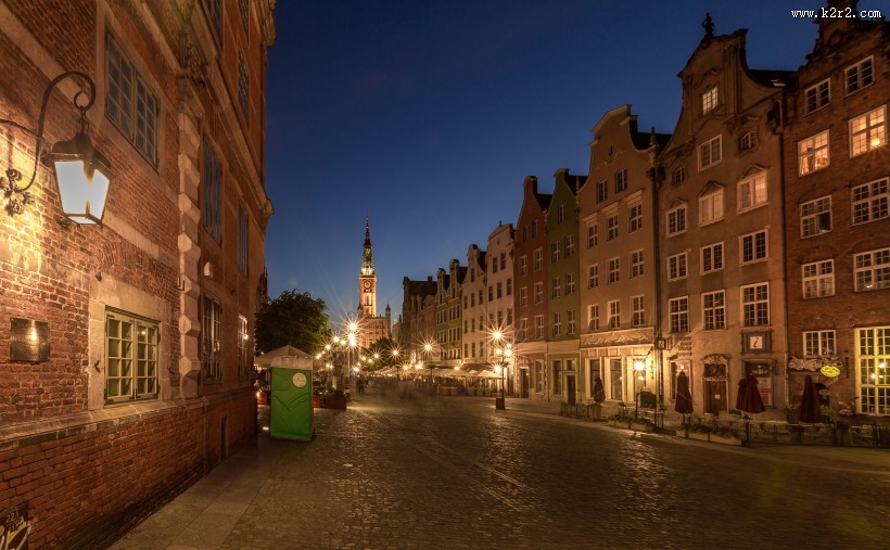 波兰名城格但斯克城市风景图片