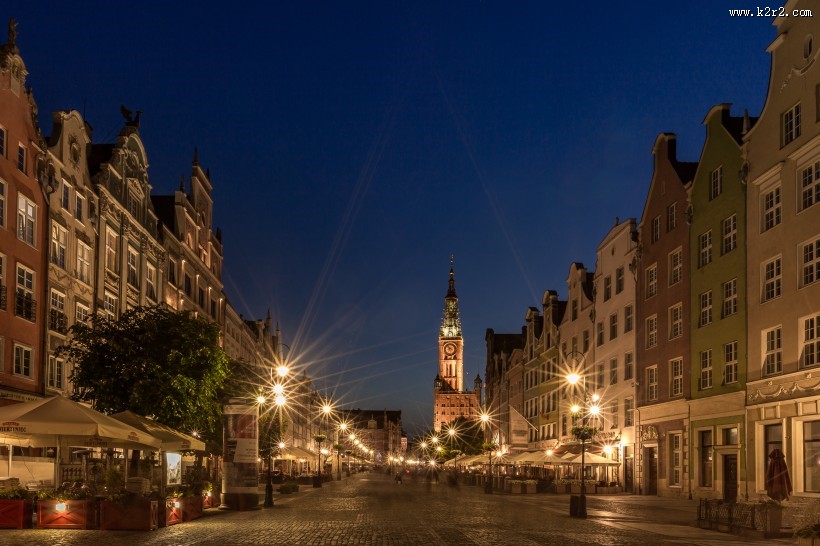 波兰名城格但斯克城市风景图片