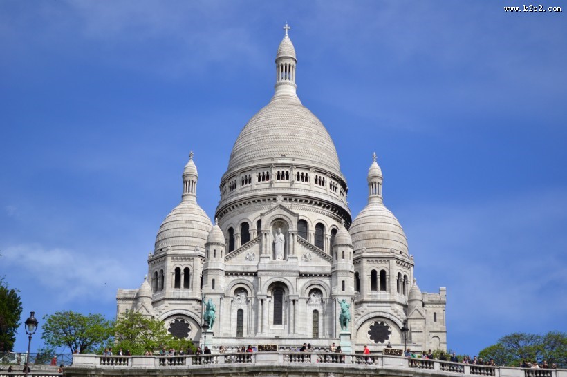 法国巴黎圣心教堂建筑图片