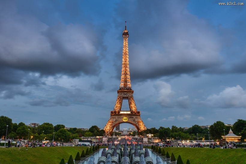 法俯瞰国巴黎城市风景图片