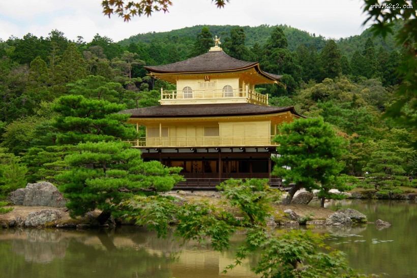 日本京都金阁寺图片