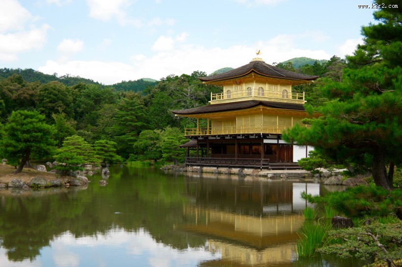 日本京都金阁寺图片