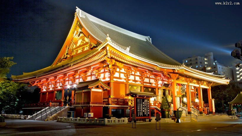 日本东京浅草寺人文风景图片大全