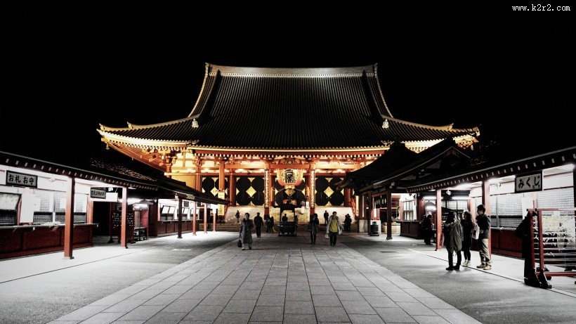 日本东京浅草寺人文风景图片大全