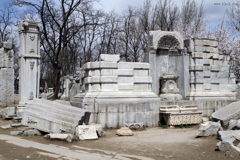 北京圆明园遗址公园图片