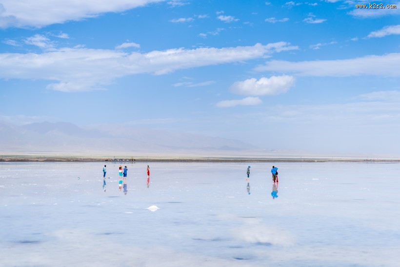青海茶卡盐湖自然风景图片