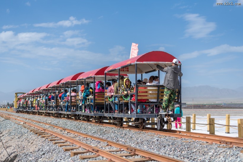 青海茶卡盐湖自然风景图片