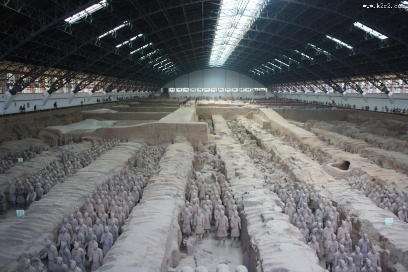 陕西西安秦始皇陵兵马俑图片