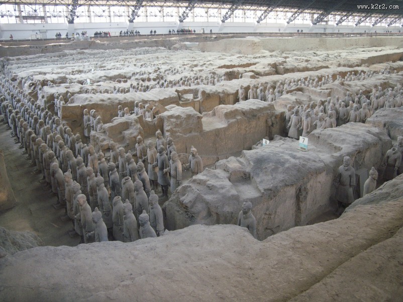 陕西西安秦始皇陵兵马俑图片
