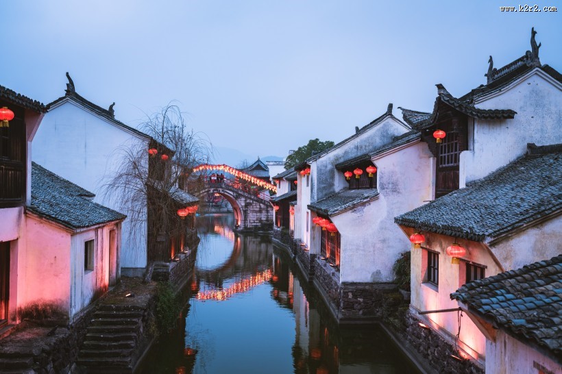 浙江横店影视城风景图片