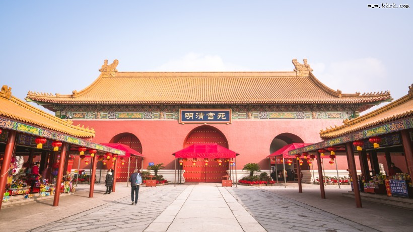 浙江横店影视城风景图片