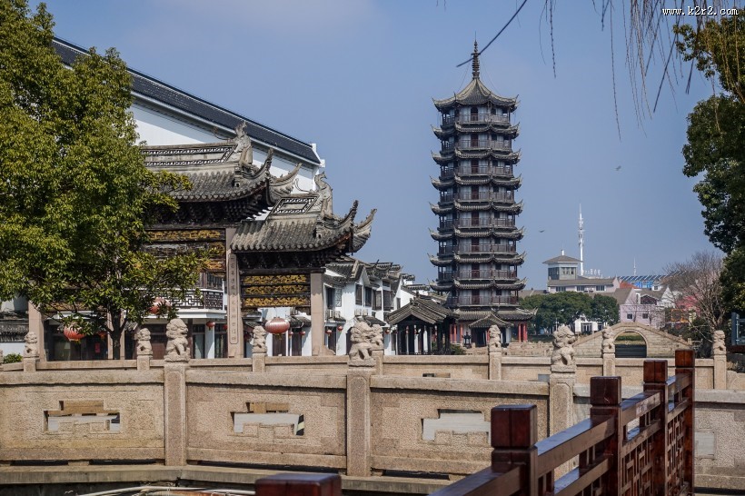 江苏周庄古镇风景图片