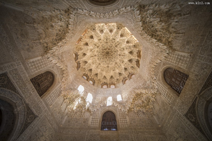 西班牙阿尔罕布拉宫建筑风景图片