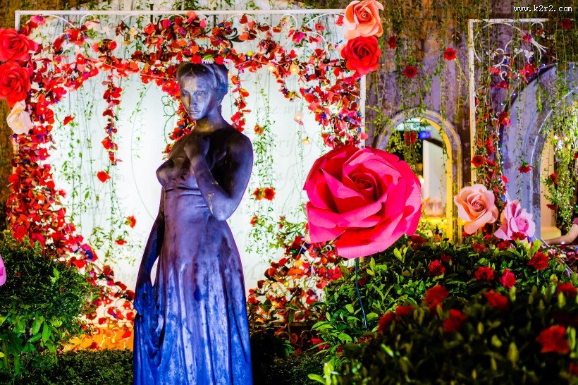 泰国曼谷街头夜市风景图片