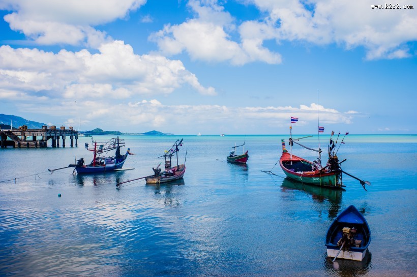 泰国苏梅岛海边风景图片
