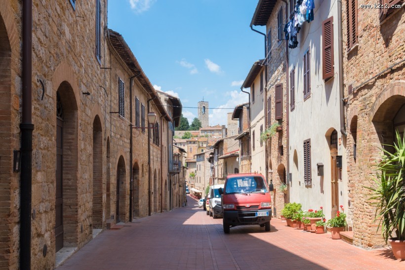 意大利圣吉米尼亚诺古城风景图片