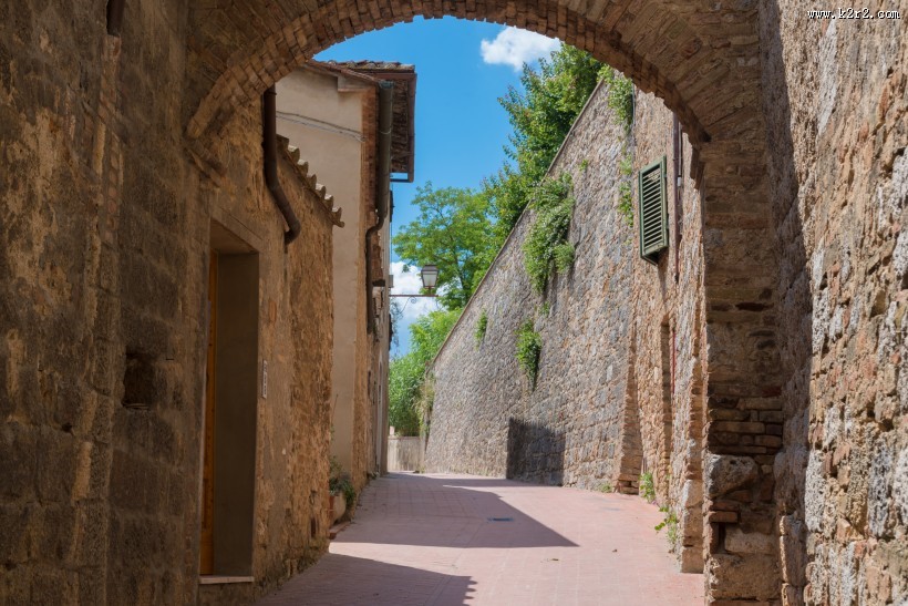 意大利圣吉米尼亚诺古城风景图片