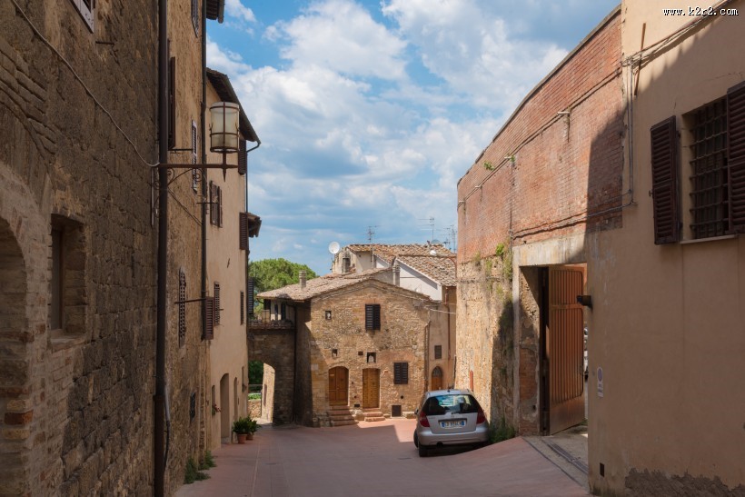 意大利圣吉米尼亚诺古城风景图片