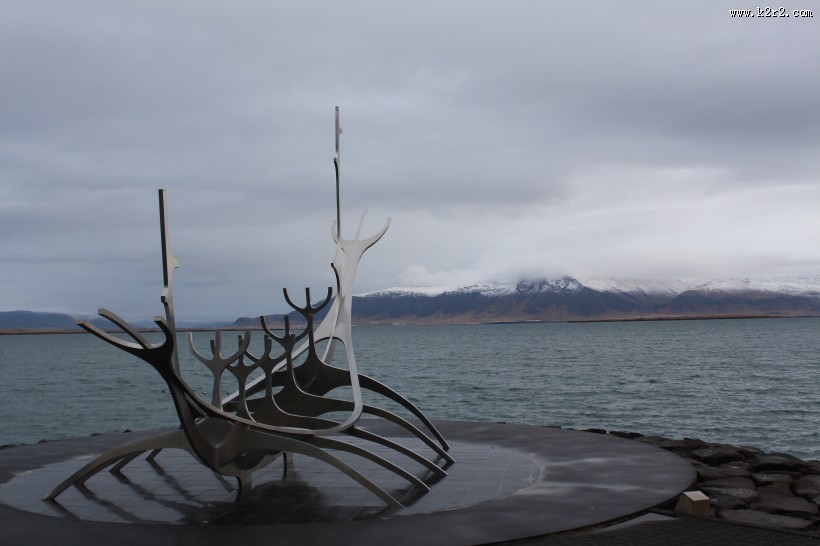 冰岛首都雷克雅未克著名景点太阳船图片